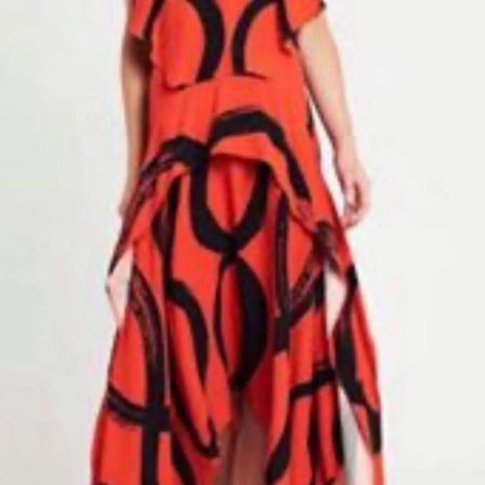 Sass & Bide Women's Red and Orange Dresses